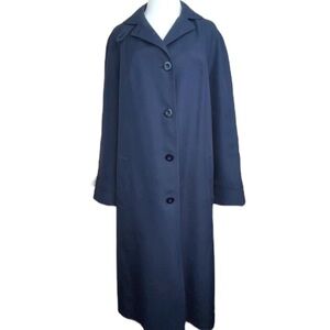 Vintage Misty Harbor Trench Coat Navy 1980’s